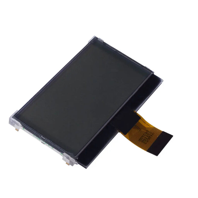 Tampilan Grafis LCD 2,61 "128x64 COG Kustom untuk Kontrol Industri Modul Tampilan LCD COG 12864 Dot dengan Lampu Latar