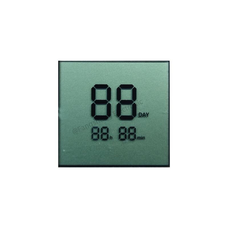 Custom TN LCD 2 digit 7 Segment LCD Display Reflective Positive LCD Screen Panel for Timer
