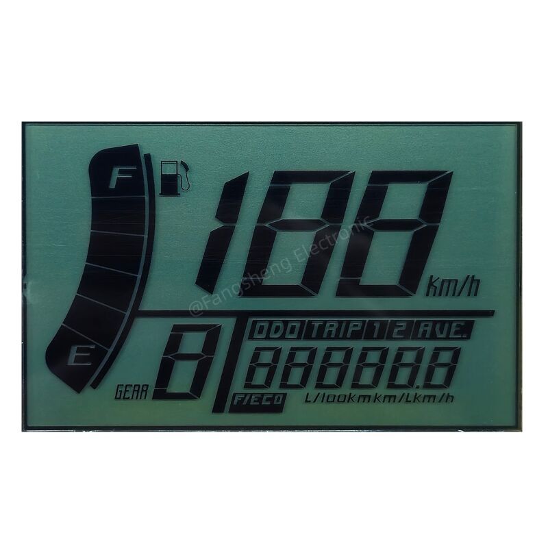 Tampilan Lcd Speedometer Odometer Kustom Tampilan Digital 7 Segmen Untuk Sepeda Motor Dan Kendaraan Listrik (EV)