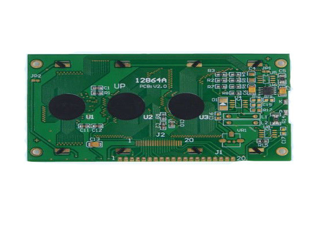 3.2 Inch 128x64 Dot Matrix Lcd Display Grafis STN 20 Pin Dengan LED Backlight