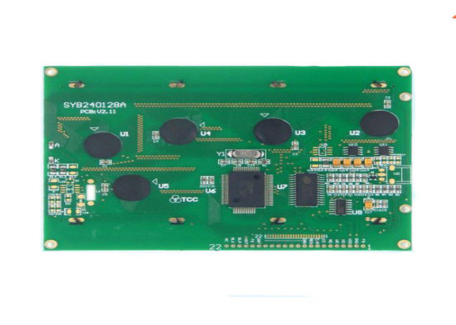 T6963c Controller 22 Pin Led Dot Matrix Display, 5.1 Inch 240 X 128 Spi Lcd Tampilan Modul