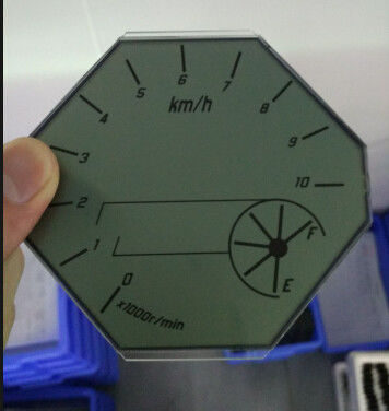Layar Tampilan Bulat Lcd Kustom, Modul Tampilan Negatif VA Tampilan Lcd Kontras Tinggi, Modul Lcd Bulat 7 Segmen