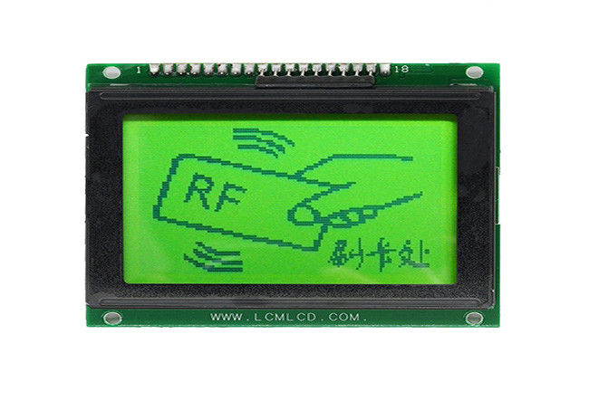128 Pin 128 X 64 Modul LCD Grafis Stn Positive 12864 Layar TN Viewing Angle