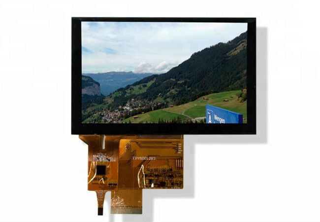5 Inch 800 X 480 Ips Capacitive Touchscreen 16m Warna Kecerahan Tinggi 1000 Nits
