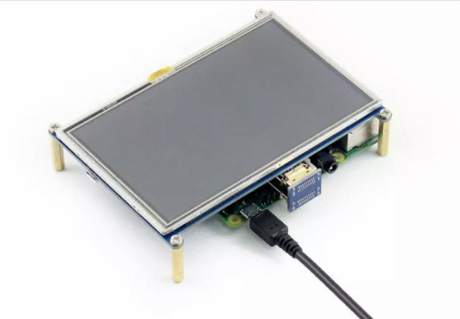 Layar Sentuh TFT Raspberry Pi 5.0 Inch, HDMI USB Interface, Layar LCD Layar Sentuh