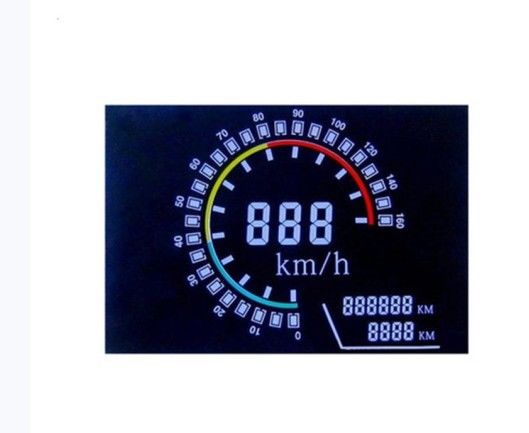 Modul Tampilan Lcd VA Tampilan Lcd Segmen Disesuaikan, Layar Tampilan Negatif Lcd Bulat, Modul Lcd Digit 14 Segmen