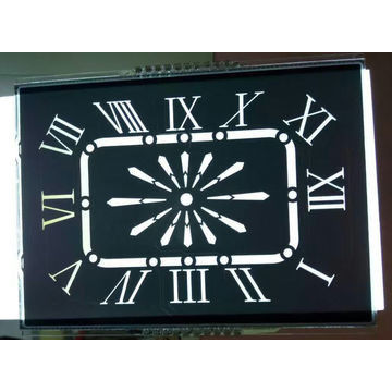 TN / HTN / STN / FSTN Segmen Layar LCD Mode Negatif Monokrom Ukuran Kecil