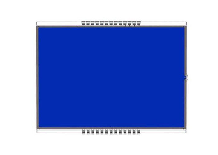Layar LCD 7 Segmen Disesuaikan HTN Negatif Lcd Layar Biru Backgound Untuk Sport Equiment