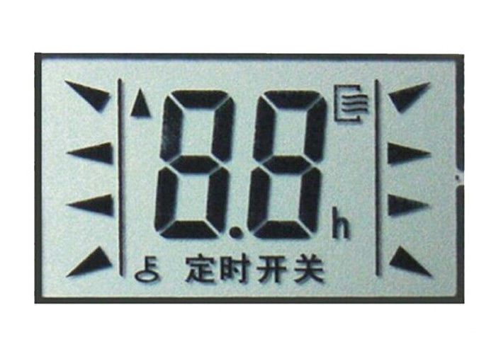 Kustom TN Positif Lcd 7 Segmen Tampilan Modul LCD Digit Reflektif Untuk Ac Remote Control
