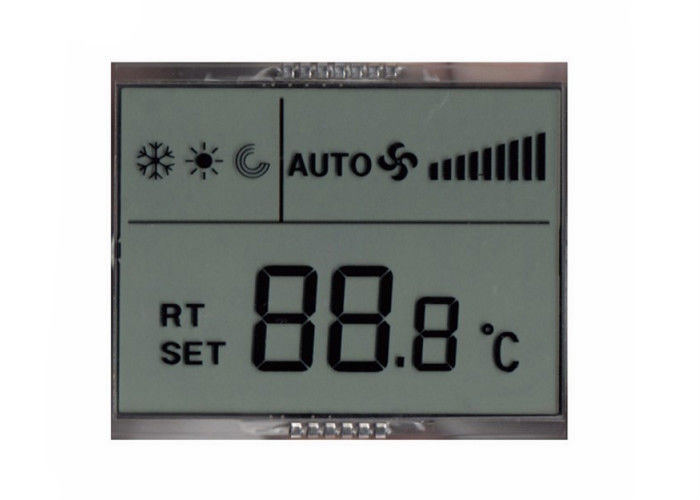 Kustom TN Positif Lcd 7 Segmen Tampilan Modul LCD Digit Reflektif Untuk Ac Remote Control