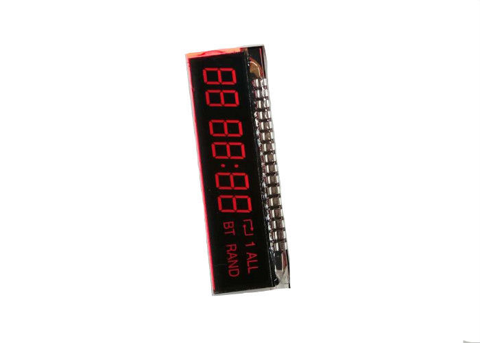 Layar LCD Negatif Tujuh Segmen Dengan Konektor PIn Logam Untuk Timer Elektronik