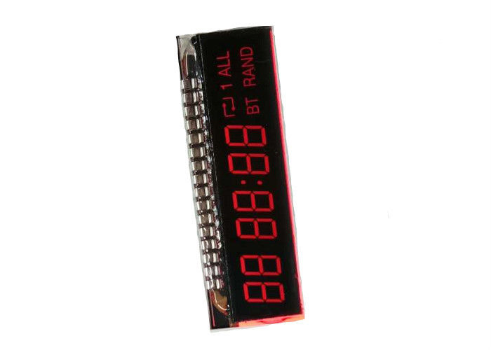 Layar LCD Negatif Tujuh Segmen Dengan Konektor PIn Logam Untuk Timer Elektronik