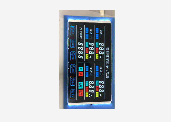 Layar LCD Industri VA 7 Segmen Modul LCD Layar Lcd Ukuran Khusus untuk Sistem Pemurnian Digital Cerdas