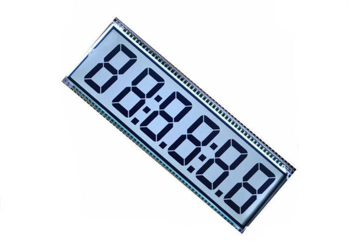 Kustom 7 Segmen LCD Modul Layar Reflektif / Layar LCD Positif TN Digit Untuk Thermo Hygro Meter
