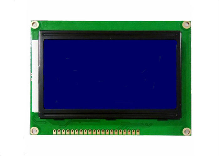 5V 12864 LCD Display Module 128 x 64 Dots Graphic Matrix COB Layar LCD Dengan Backlight Biru
