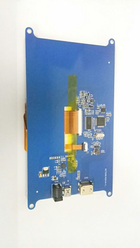 High Brightness HDMI Display And PCB Drive Board Untuk Raspberry Pi 3 6 O' Clock Viewing Direction 7 Inch Transmissive LCD