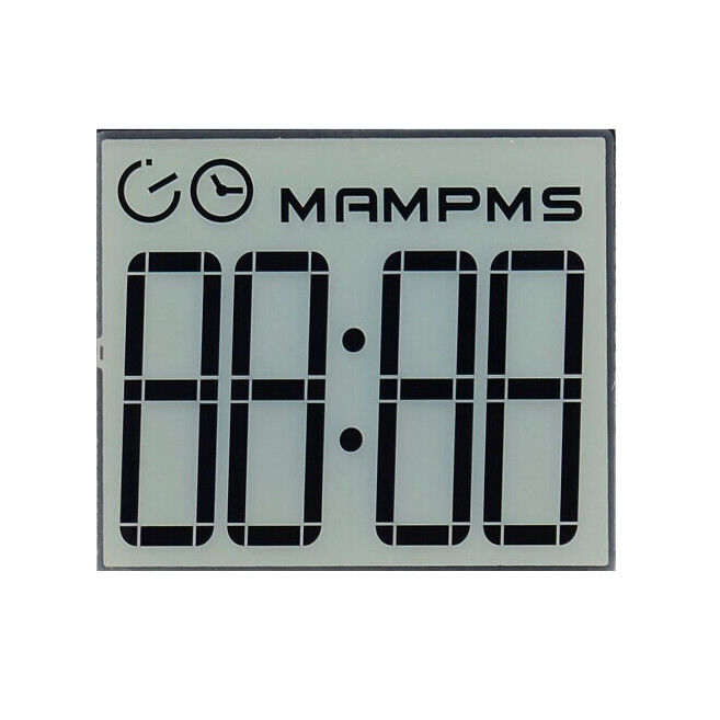 5 Digit Seven Segment Backlight TN LCD Display Tipe Positif Penularan