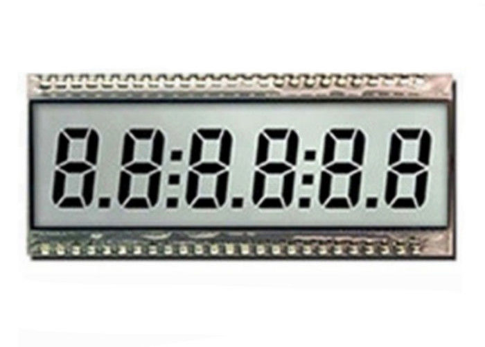 Warna Putih Layar LCD TN Kustom Numeric LCD Monokrom Tampilan Modul