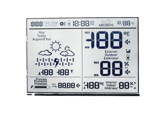 Wide Viewing Angle FSTN LCD Display Module Untuk Produk Elektronik