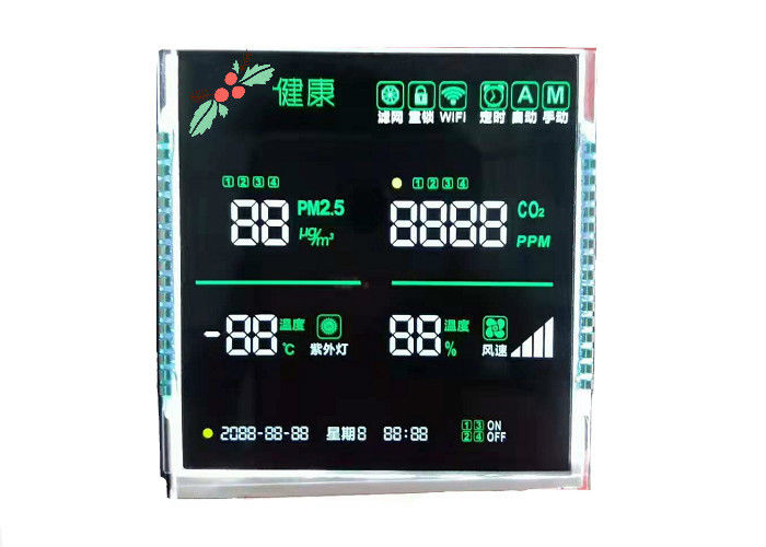 Layar LCD 3,5V VA Layar Numeric Monochrome Transmissive Tujuh Segmen Modul LCD