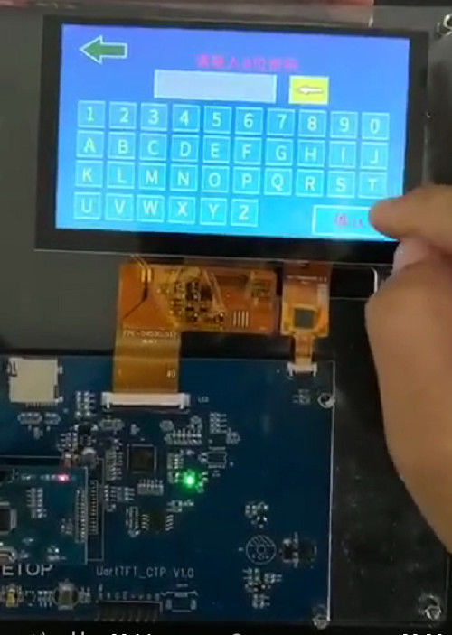 Layar LCD TFT Pintar 4.3 Inch Untuk Layar Warna Pcb / Numeric LCD