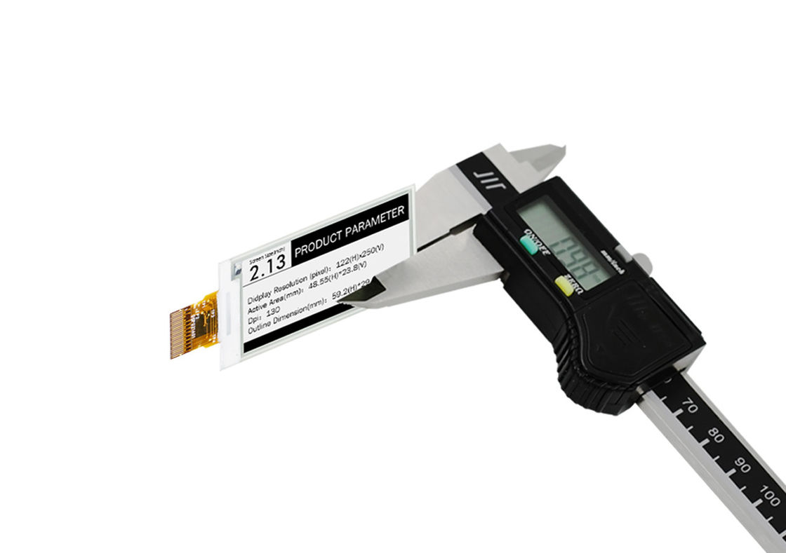 2.13 ″ 122RGB * 250 E Tampilan Tinta Untuk Label Harga Elektronik