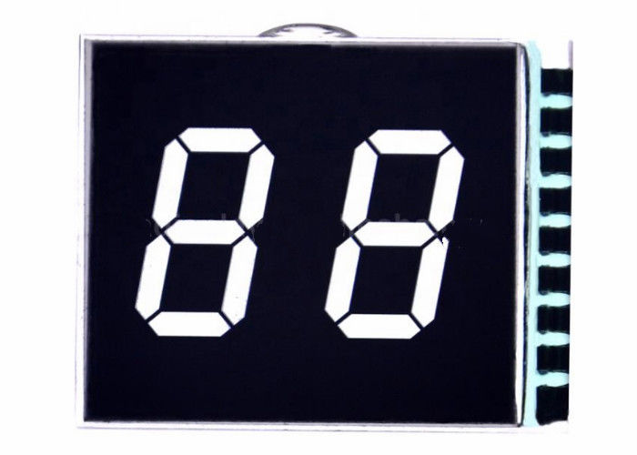 Konektor Pin Layar LCD Monokrom Ukuran Kustom Layar VA Hitam Putih