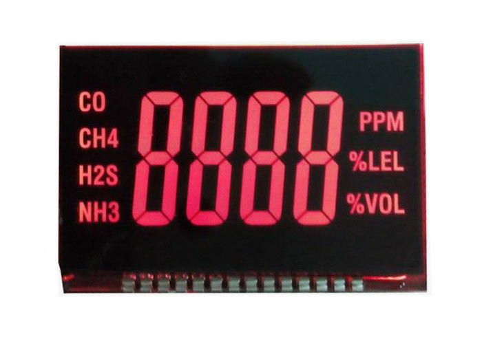 Layar Tampilan Lcd Negatif Modul Tampilan Lcd Kontras Tinggi 7 Segmen Layar Tampilan Lcd Modul Lcd Hitam dan Putih