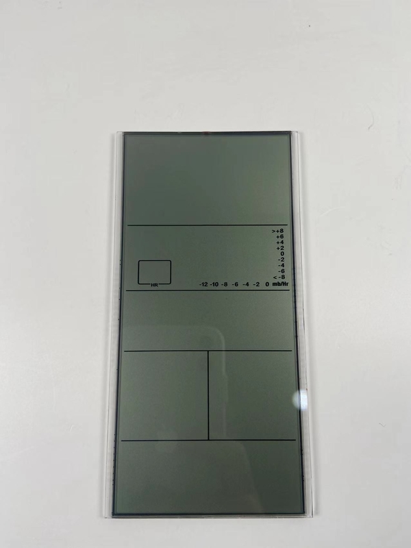 Konsumsi Daya Rendah TN LCD Display Modul Segmen Ukuran Besar untuk Smart Thermostat