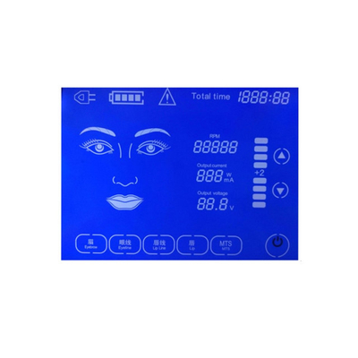 Panel Lcd Ukuran Kustom 3 Digit 7 Segmen, Layar Lcd Digital Positif AC