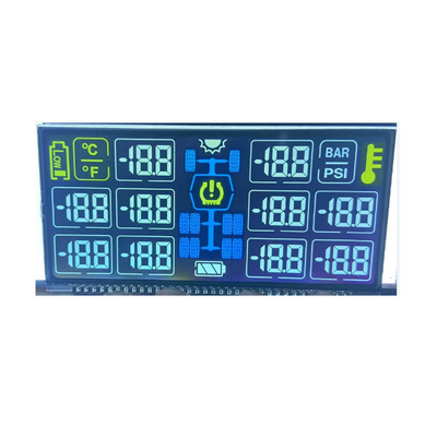 Panel Ukuran Khusus Layar Lcd Digital Positif, Layar Lcd 6 Digit 7 Segmen