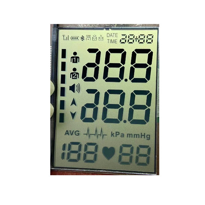 Layar LCD Reflektif TN, Layar LCD 7 Segmen Ukuran Khusus