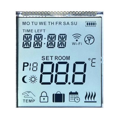 4.2 V Positif HTN 12 O' CLOCK Transflektif Kontrol Suhu Segmen Kode Layar