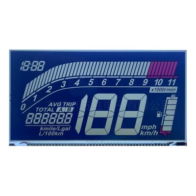 Custom LCD Screen untuk Yamaha HTN LCD untuk Sepeda Motor Speedometer Display LCD Segmen Custom