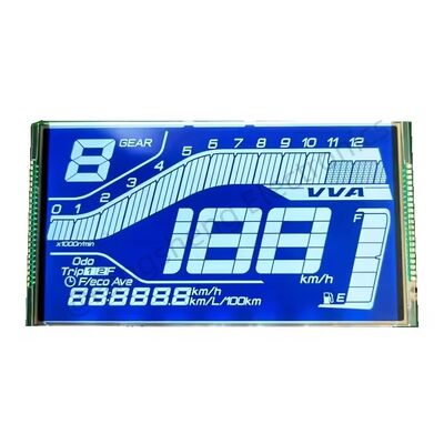 12 Digit HTN Biru Speedometer LCD Motor Tampilan Speedometer Tampilan Layar LCD untuk Honda Yamaha