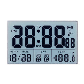 Layar LCD TN 7 Segmen Transparan Untuk Medis / Glukosa Darah Meter
