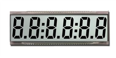 Koneksi Pin Berbagai Tampilan LCD TN Segmen 4 Digit Panel Kaca Sesuai ROHS