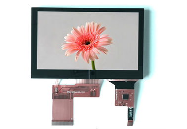 Layar LCD 4,3 Inch Kecerahan Tinggi TFT LCD Layar Sentuh Kapasitif Rgb Spi Antarmuka Untuk Peralatan Industri