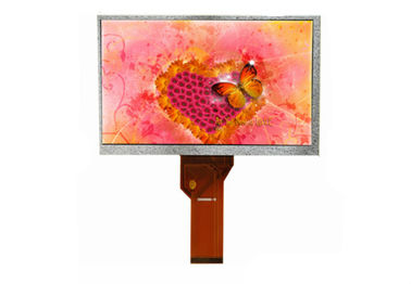 7 Inch TFT LCD Resistive Touchscreen Resolusi 800 * 480 Dot Sunlight Readable Lcd Rgb Interface