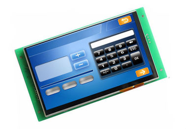 7 Inch 800 * 480 Uart Proyeksi Layar Sentuh Kapasitif Dengan Antarmuka RS232 / TTL Untuk Raspberry Pi