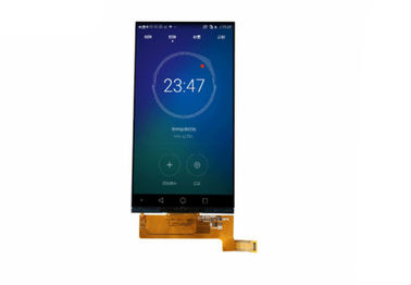 Antarmuka MIPI TFT LCD Layar Sentuh Resistif Untuk Peralatan Industri 86.94 * 154.56 Mm Ukuran VA