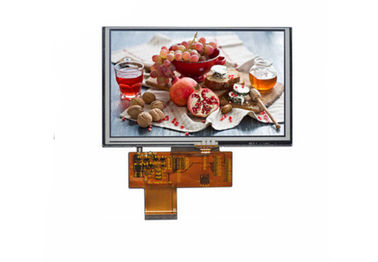 5 Inch TFT Lcd Display 800 X 480 Resolusi Layar Sentuh Kapasitif Untuk Peralatan Industri
