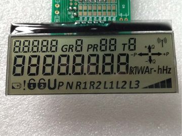 17 Digit 7 Segmen Modul Lcd Kustom, Logam Pin Layar Lcd Transflektif Cog I2C Meter Energi Seri