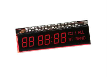 Layar LCD Negatif Tujuh Segmen Dengan Konektor PIn Logam Untuk Timer Elektronik
