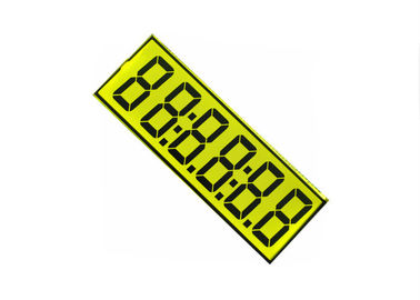 Kustom 7 Segmen LCD Modul Layar Reflektif / Layar LCD Positif TN Digit Untuk Thermo Hygro Meter