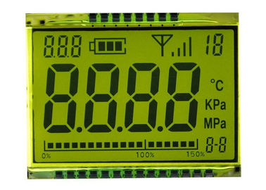 Digit 7 Segment TN Reflective LCD Display Ukuran Khusus Untuk Meter 3.3V