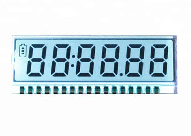Warna Putih Layar LCD TN Kustom Numeric LCD Monokrom Tampilan Modul