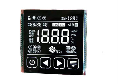 Layar LCD 3,5V VA Layar Numeric Monochrome Transmissive Tujuh Segmen Modul LCD