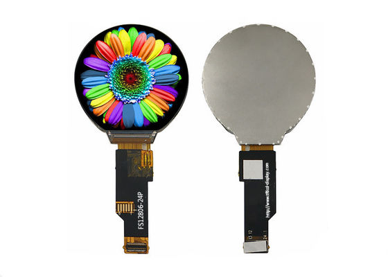 1,28 Inch TFT Lcd Round Display 240 * 240 Dots Lcd Kecil Dengan Antarmuka Mcu / Spi / Rgb