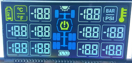 Tampilan LCD Monokrom Hitam Putih DFSTN Kustom VA Negatif untuk Dipasang di Kendaraan